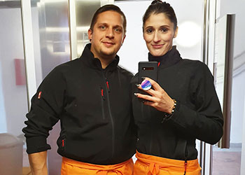 Manuel Bergmann und Tanja Kloha